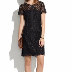 NEW Madewell Night Lace Sheath Dress 0 XS